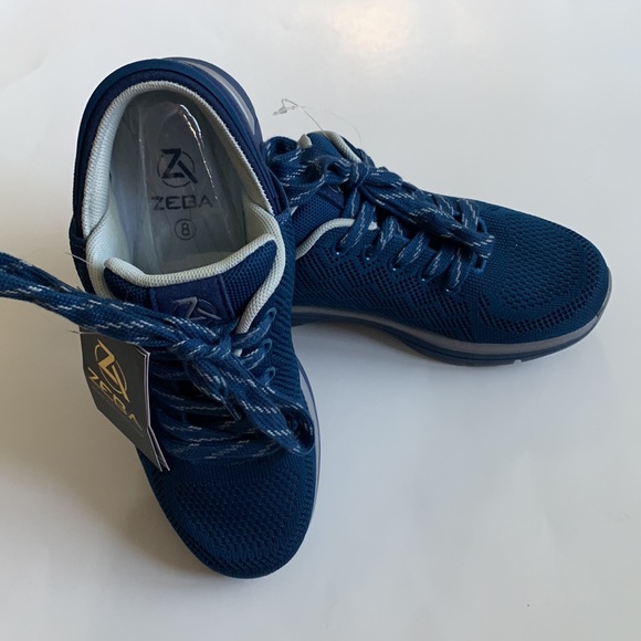 Zeba Step in sneakers, no bending over to put these on. Sapphire Blue size 8 NWT - Picture 5 of 13